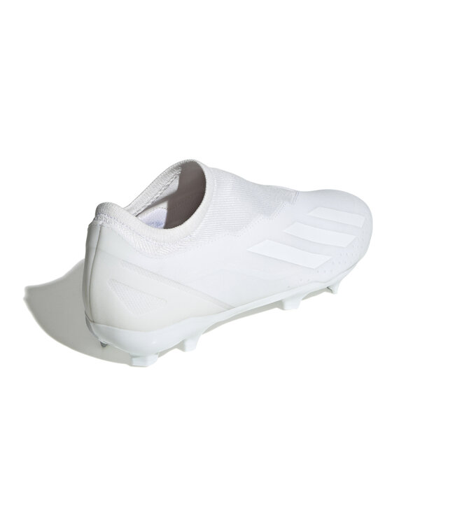 Adidas X Crazyfast.3 Laceless FG (White/White)