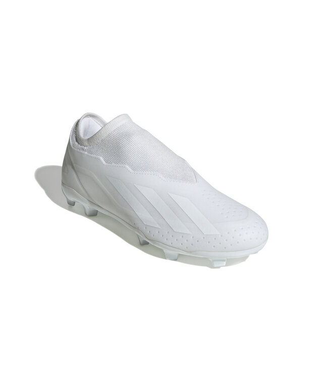 Adidas X Crazyfast.3 Laceless FG (White/White)
