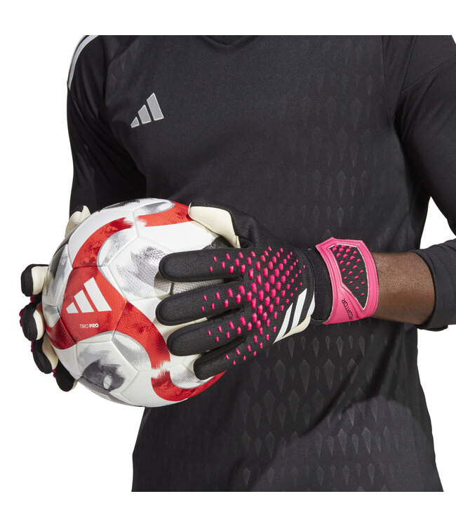 Adidas Predator League Goalkeeper Gloves (Black/Pink)