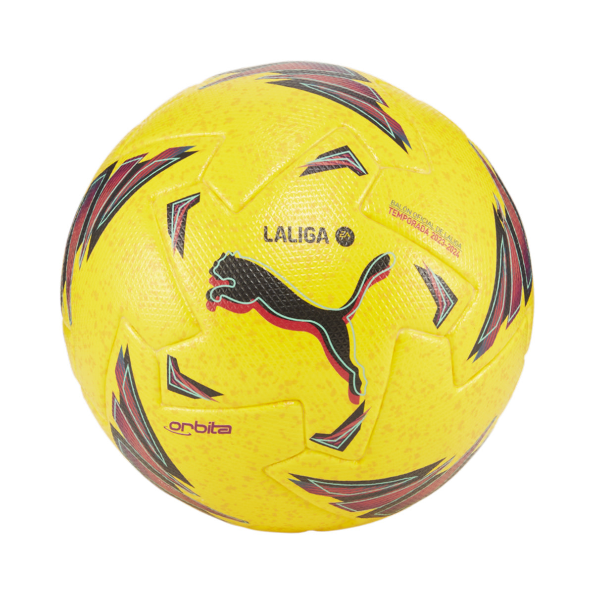 Balón mini fútbol Puma Orbita LaLiga 1 23-24 blanco multicolor