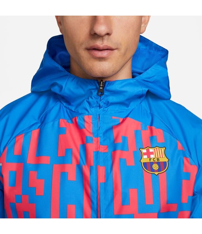 Nike FC Barcelona 22/23 AWF Jacket (Blue/Red)