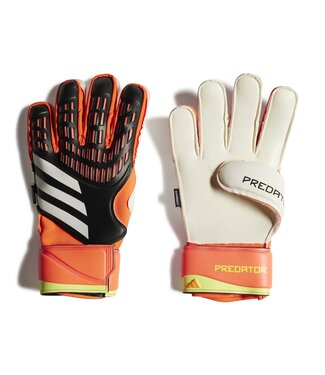 Adidas PREDATOR MATCH FINGERSAVE GK GLOVES (BLACK/ORANGE)