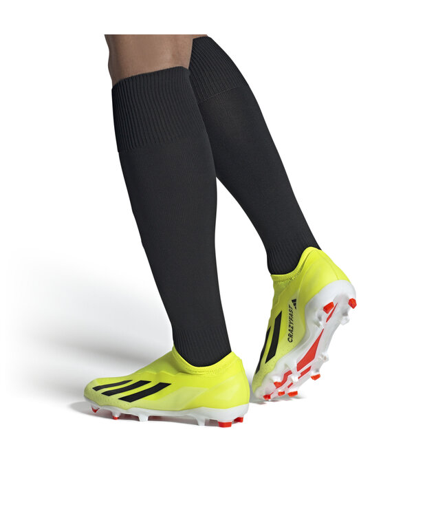 Adidas X Crazyfast League Laceless FG (Solar Yellow)