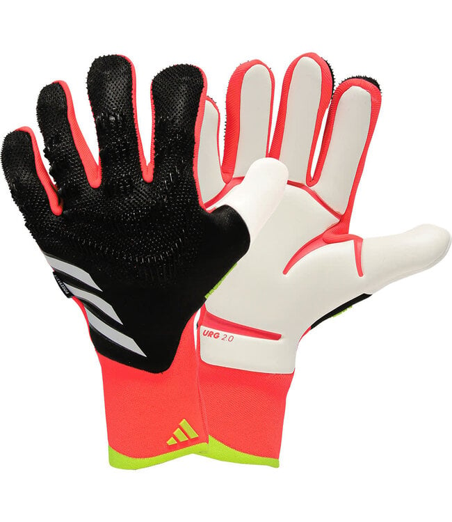 ADIDAS Predator Pro Fingersave Goalkeeper Gloves (Black/Orange)