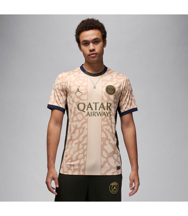Nike PSG 23/24 Fourth Jersey (Tan/Green)