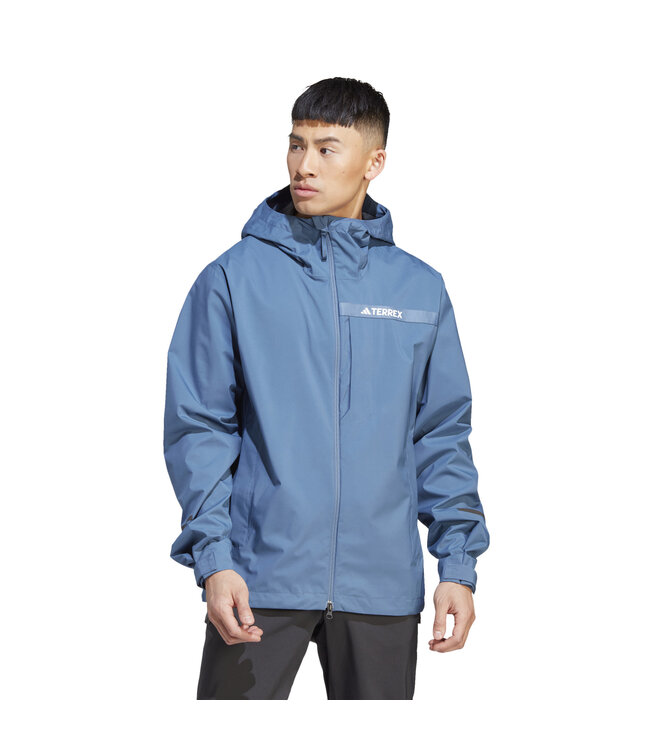 Adidas Terrex Multi Rain.RDY 2.5-Layer Rain Jacket (Blue)
