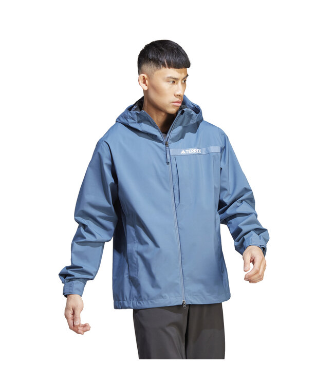 Adidas Terrex Multi Rain.RDY 2.5-Layer Rain Jacket (Blue)