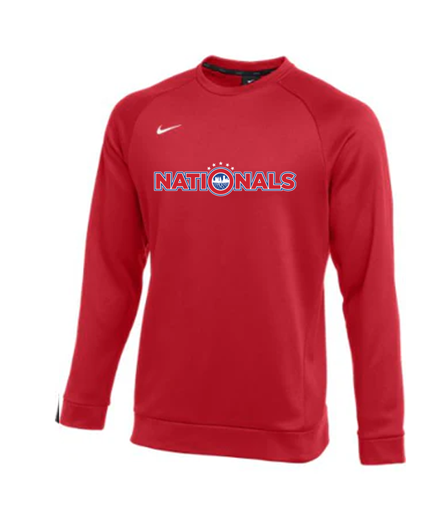 Nike NATIONALS THERMA CREW TOP (RED)