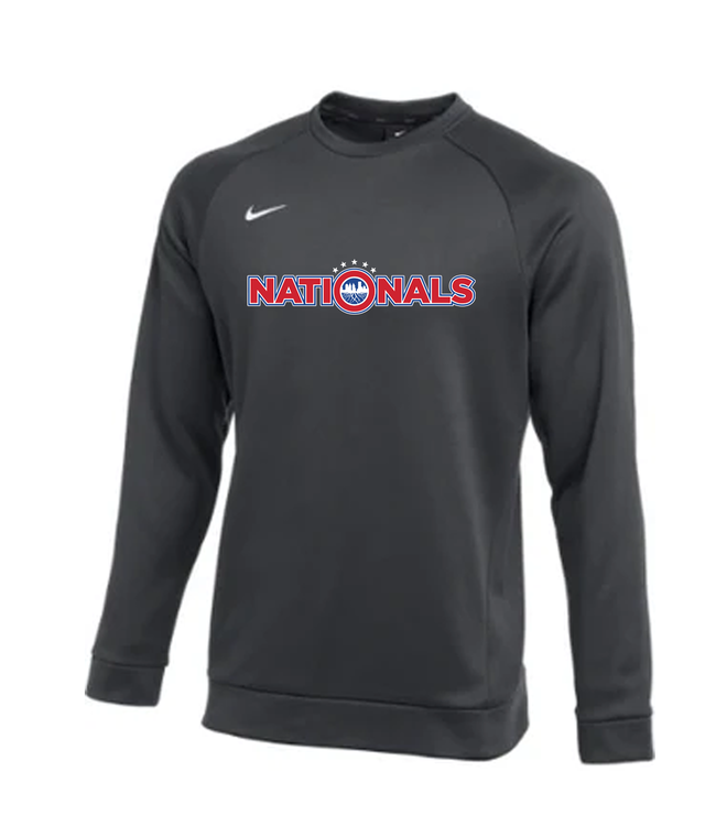 Nike NATIONALS THERMA CREW TOP (GRAY)