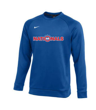 NIKE NATIONALS THERMA CREW TOP (BLUE)