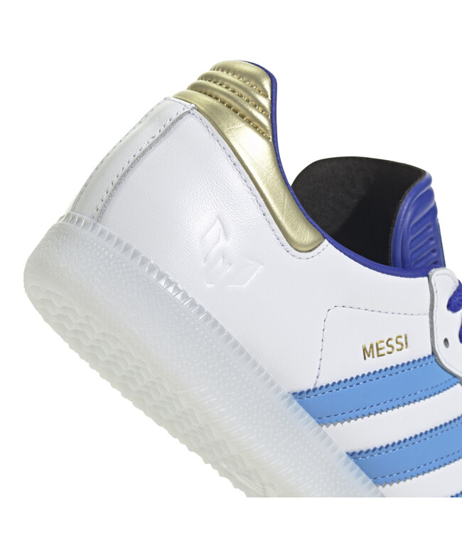 Adidas Samba Messi (White/Blue)
