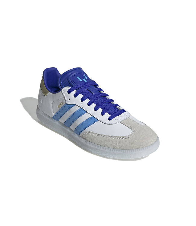 Adidas Samba Messi (White/Blue)