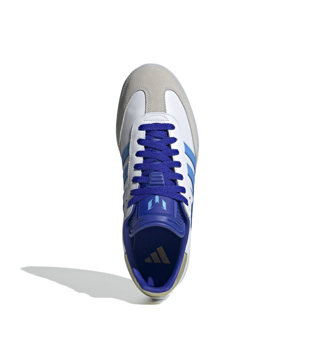 Adidas Samba Messi (White/Blue)