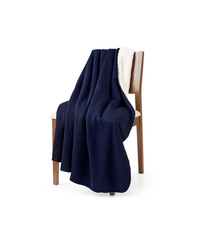 SALEM HS 2025: Thick Needle Sherpa Blanket (NAVY)