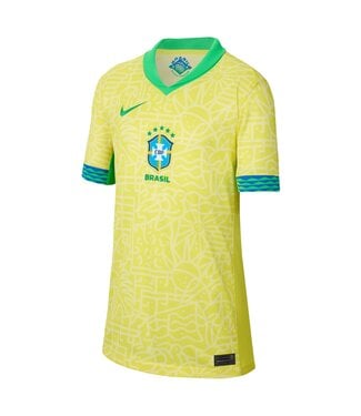 Nike BRAZIL 2024 HOME JERSEY YOUTH (YELLOW)