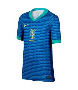 Nike Brazil Crest T-Shirt (Coastal Blue) - Soccer Wearhouse