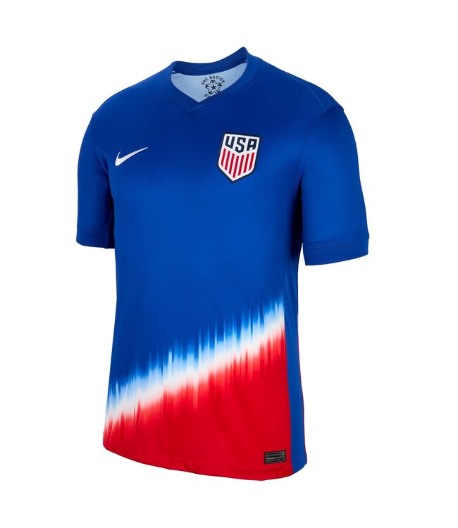 Nike USA 2024 USMNT Away Jersey (Blue/Red)