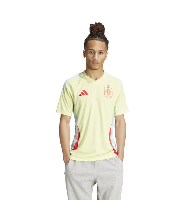 Adidas Spain 2024 Away Jersey (Yellow/Mint)