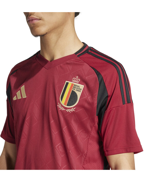 Adidas Belgium 2024 Home Jersey (Red)