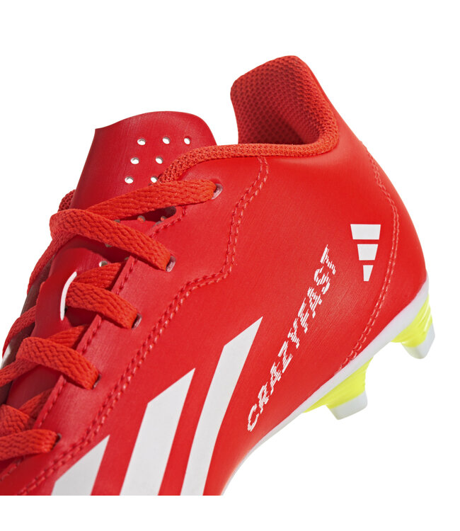 Adidas X Crazyfast Club FxG Jr (Solar Red/White)