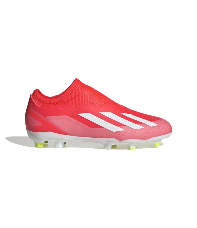 Adidas X Crazyfast League Laceless FG Jr (Solar Red/White)