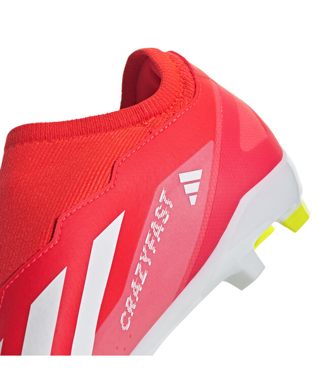 Adidas X Crazyfast League Laceless FG (Solar Red/White)