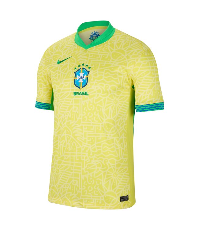 Nike Brazil 2024 Home Jersey (Yellow)