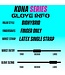 West Coast Kona Pure Cyan Goalie Gloves (White/Aqua)