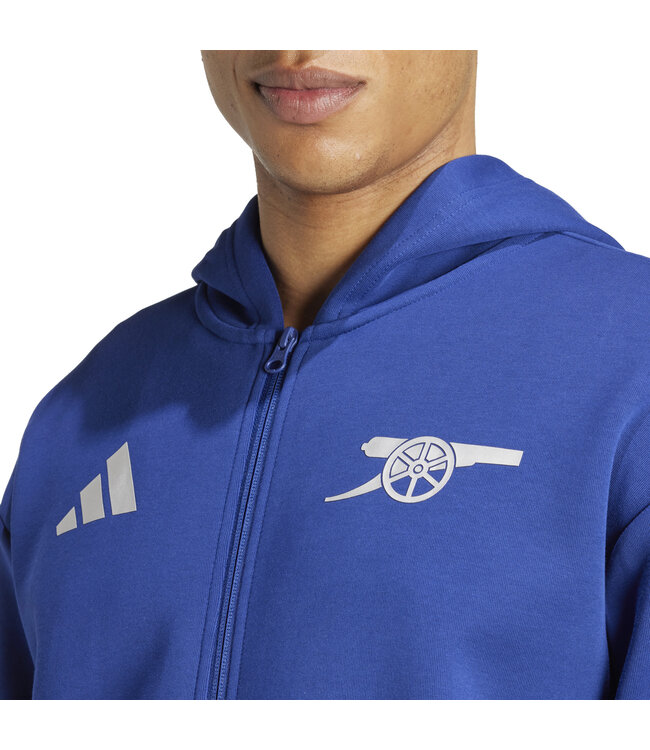Adidas Arsenal 24/25 Anthem Hooded Jacket (Blue)
