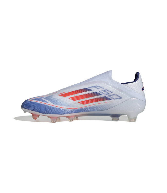 Adidas F50 Elite Laceless FG (White/Orange/Blue)