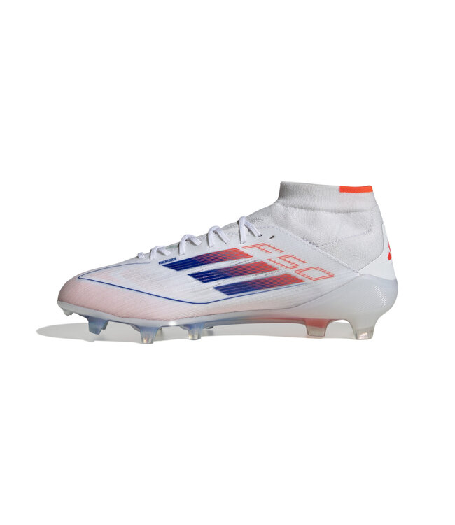 Adidas F50 Women's Elite Mid FG (White/Orange/Blue)