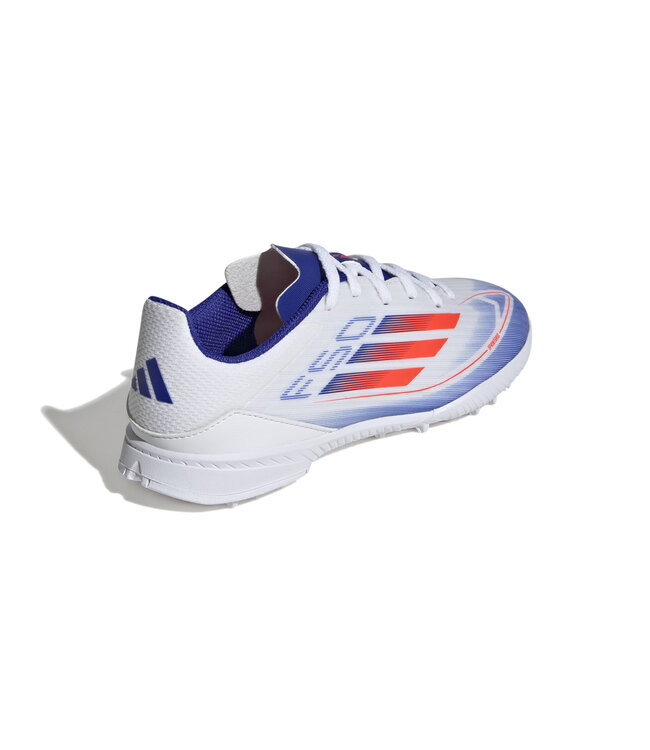 Adidas F50 League Turf Jr (White/Orange/Blue)
