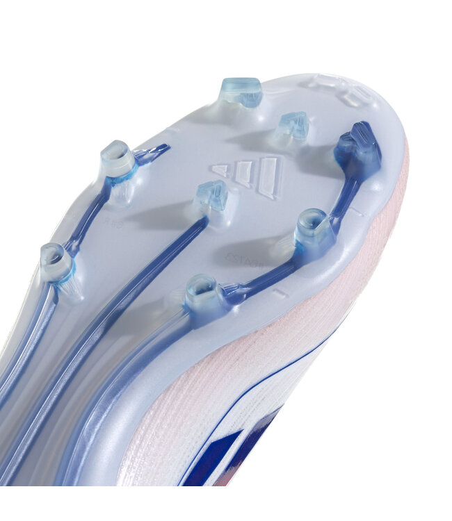 Adidas F50 Women's Pro Mid FG (White/Orange/Blue)