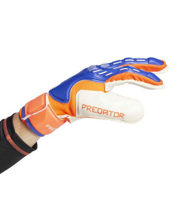 Adidas Predator Match Fingersave Gloves (Blue/Orange)