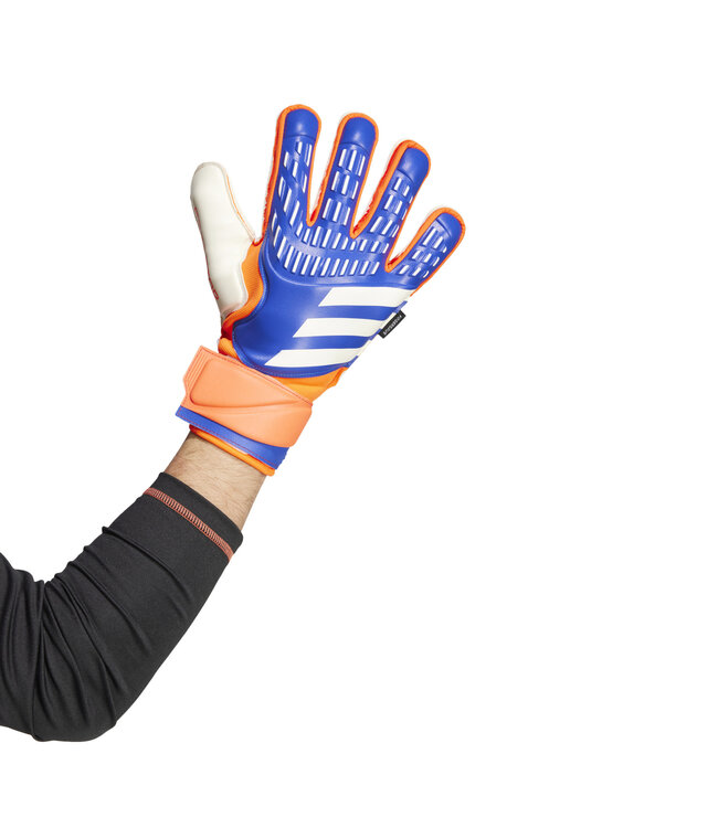 Adidas Predator Match Fingersave Gloves (Blue/Orange)