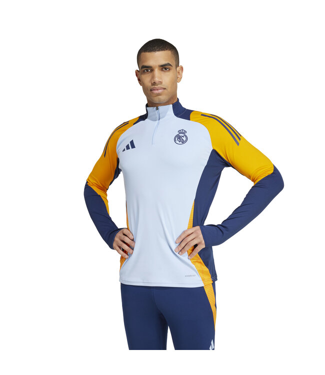Adidas Real Madrid 24/25 1/4 Zip Training Top (Sky/Orange)