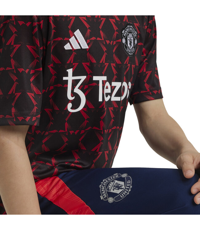 Adidas Manchester United 24/25 Prematch Jersey Youth (Black/Red)