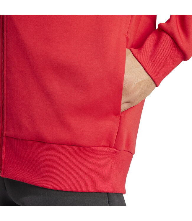 Adidas Manchester United 24/25 Anthem Hooded Jacket (Red)