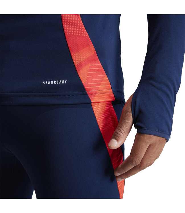 Adidas Manchester United 24/25 1/4 Zip Training Top (Navy/Orange)