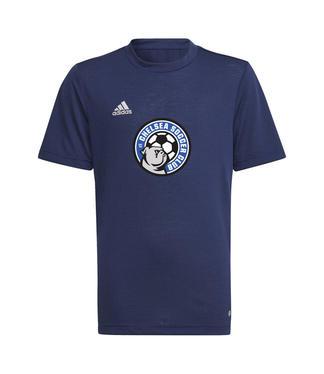 Adidas Chelsea Entrada 22 Poly Tee Youth (Navy)