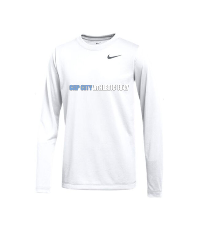 Nike CAP CITY LEGEND L/S TEE YOUTH (WHITE)