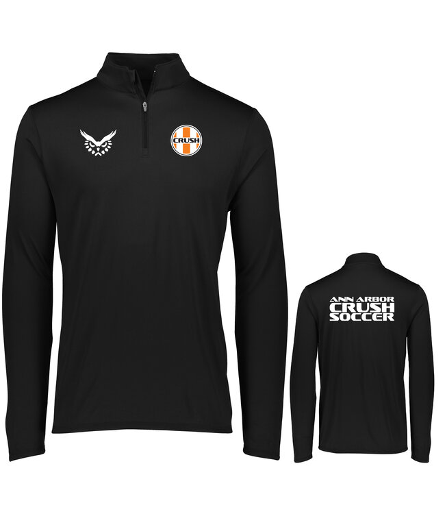 Holloway CRUSH ATTAIN 1/4 ZIP TOP (BLACK)