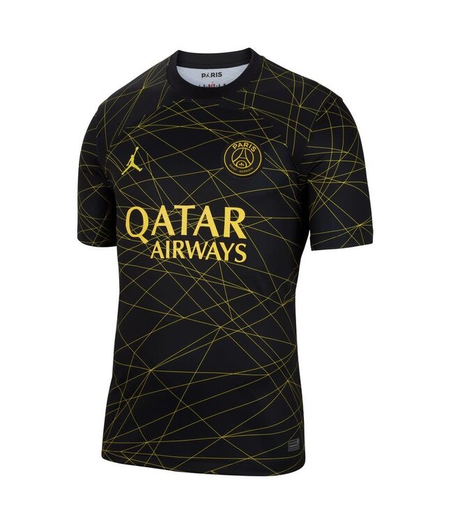 Nike PSG 23/24 Fourth Jersey (Black/Yellow)