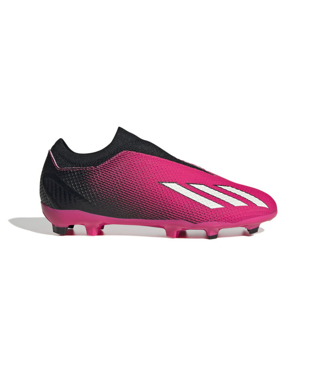 Adidas X Speedportal.3 Laceless FG Jr (Pink/Black)