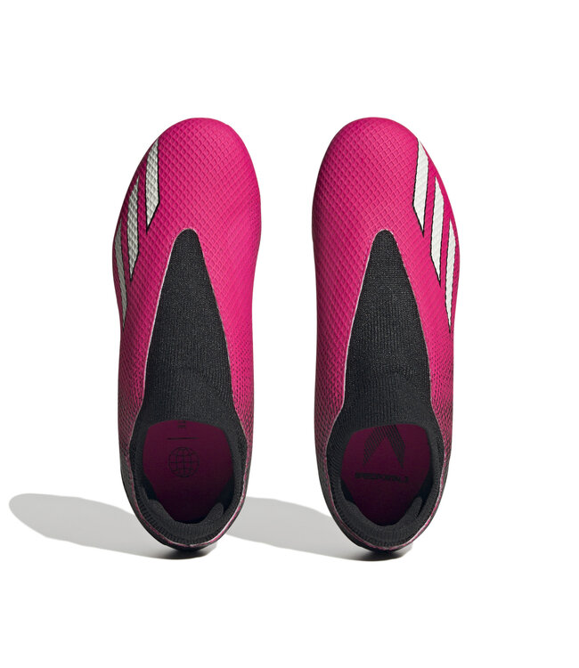 Adidas X Speedportal.3 Laceless FG Jr (Pink/Black)