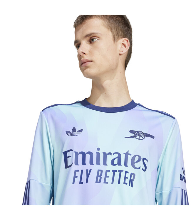 Adidas Arsenal 24/25 Long Sleeve Third Jersey (Teal/Purple)