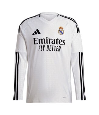 Adidas REAL MADRID 24/25 LS HOME JERSEY (WHITE)