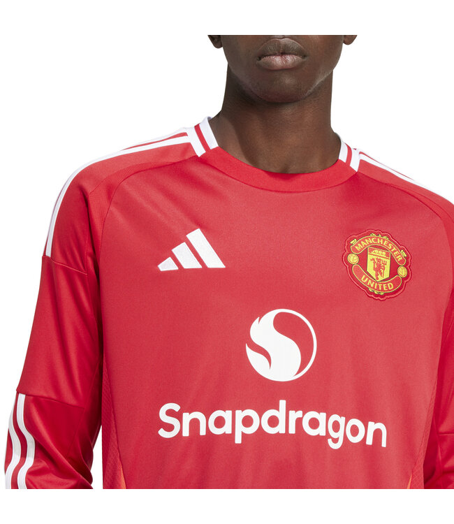 Adidas Manchester United 24/25 Long Sleeve Home Jersey (Red)