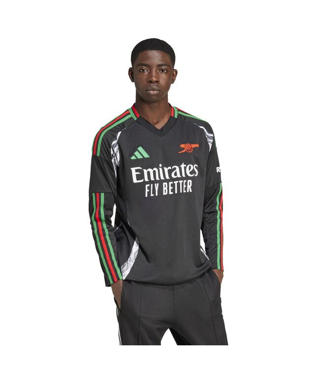 Adidas Arsenal 24/25 Long Sleeve Away Jersey (Black)