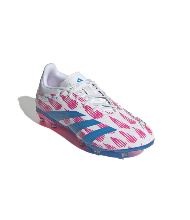 Adidas Predator Elite FG Jr (White/Blue/Pink)